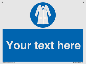 Custom Mandatory: Wear laboratory coat